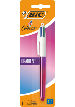 BIC 4 Colours Gradient Długopis mix AST Blister 1szt