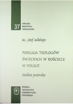 Posługa teologów świeckich w Kościele w Polsce