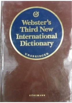 Websters Third New International Dictionary