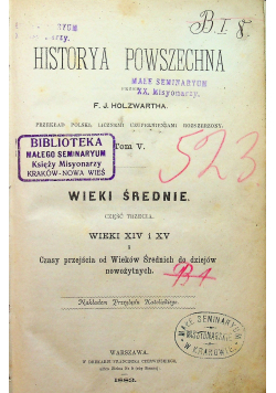 Historya powszechna cz III 1883 r