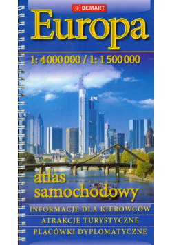 Europa atlas samochodowy  1:1 500 000