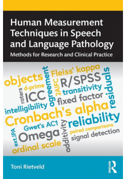 Human Measurement Techniques in Speech and Language Pathology