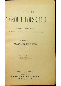 Dzieje Narodu Polskiego 1898 r