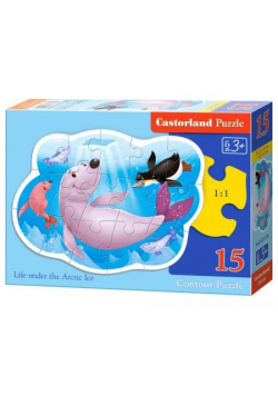 Puzzle konturowe 15 - Pod arktycznym lodem