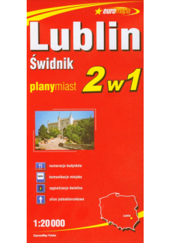 Lublin Świdnik plany miast 2 w 1 1:20 000