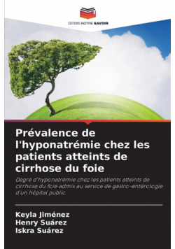 Prévalence de l'hyponatrémie chez les patients atteints de cirrhose du foie