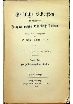 Geistliche Schriften 1886 r