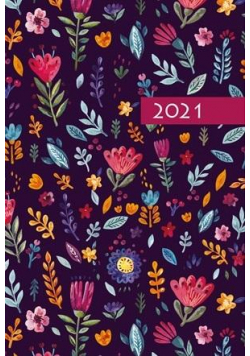 Terminarz 2021 B7 Mały Kolorowy Ornament