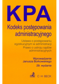 Kodeks postępowania administracyjnego C.H. BECK