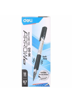Pióro kulkowe Arrow Pro 0,7mm czarne (12szt)