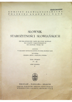 Słownik starożytności słowiańskich