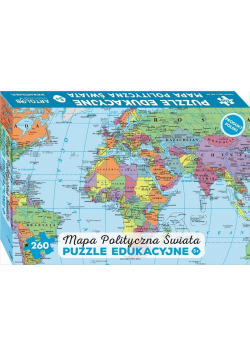 Puzzle 260 - Mapa Polityczna Świata
