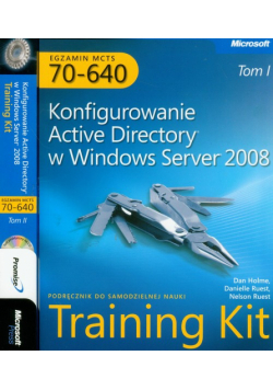 Egzamin MCTS 70-640 Konfigurowanie Active Directory w windows Server 2008 t.1/2 z płytą CD