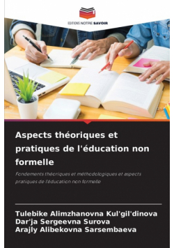 Aspects théoriques et pratiques de l'éducation non formelle
