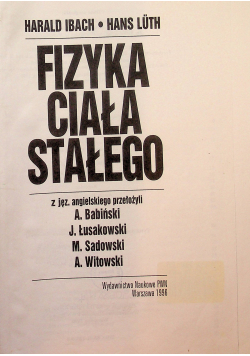Fizyka ciała stałego