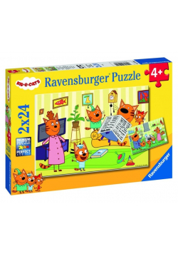 Puzzle 2x24 Kot-o-ciaki