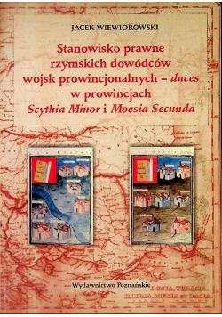 Stanowisko prawne rzymskich dowódców wojsk prowincjonalnych w prowincjach