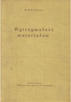 Wytrzymałość materiałów