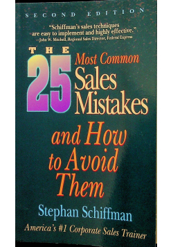 25 Most Common Sales Mistakes