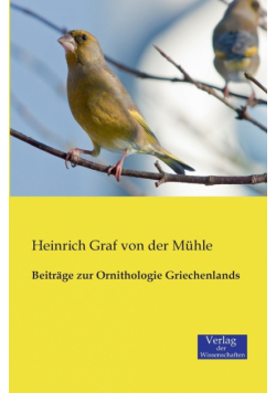 Beiträge zur Ornithologie Griechenlands