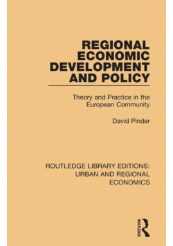 Regional Economic Development and Policy