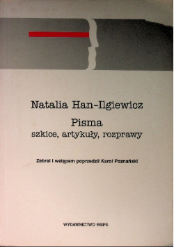 Pisma szkice artykuły rozprawy