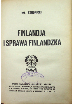 Finlandja i sprawa Finlandzka 1910 r.