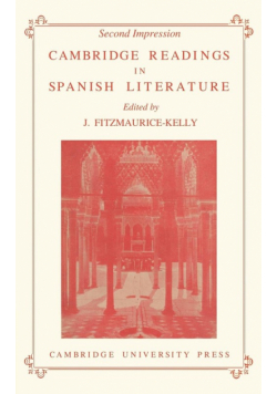 Cambridge Readings in Spanish Literature