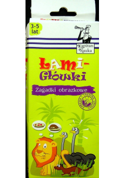 Kapitan Nauka Zagadki obrazkowe Łamigłówki 3 do 5 lat