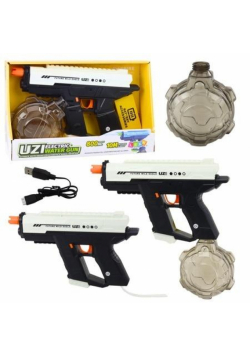Pistolet na wodę elektryczny 10m czarnobiały 800ml
