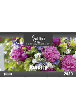 Kalendarz 2020 Biurkowy Galileo Kwiaty