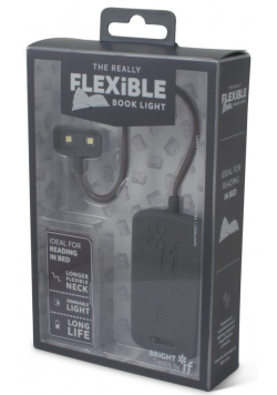 Flexible Book Light - lampka do książki - szara