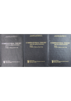Combinatorial theory and its applications 3 tomy
