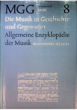 Die Musik in Geschichte und Gegenwart 8