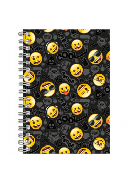 Notes spiralny A6 Emoji (10szt) DERFORM