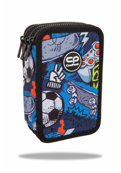 Piórnik potrójny z wyposażeniem Coolpack Jumper 3 Hobby