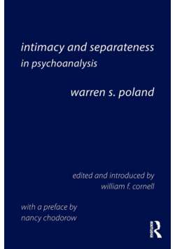Intimacy and Separateness in Psychoanalysis