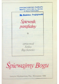 Śpiewajmy Bogu akompaniamenty organowe
