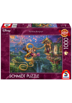 Puzzle 1000 PQ T.Kinkade Roszpunka zaplątani w miłości 113367