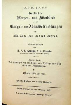 Geistliches morgen und abendbrod 1887 r