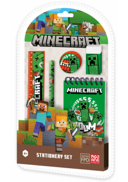 Zestaw piśmienniczy Minecraft 5 elementów MC00038