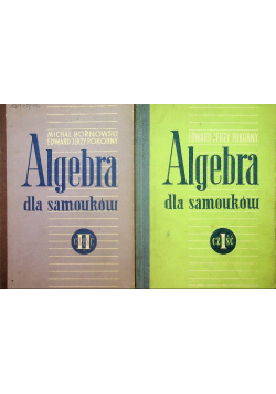 Algebra dla samouków Część I i II