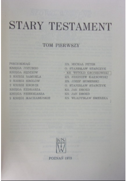 Pismo Święte Starego i Nowego Testamentu