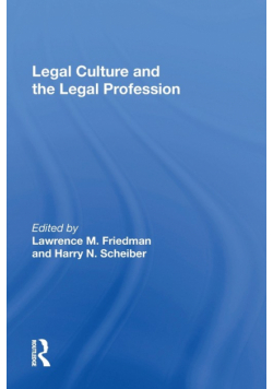 Legal Culture And The Legal Profession