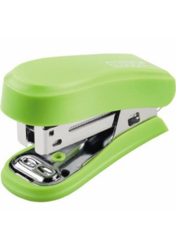 Zszywacz mini jasno zielony + zszywki 24/6