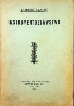 Instrumentoznawstwo1932 r.