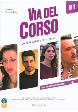Via del Corso B1 podręcznik + 2CD + DVD EDILINGUA
