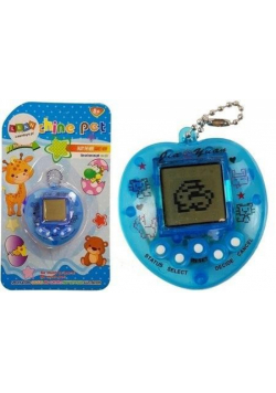 Gra elektroniczna tamagotchi niebieska
