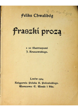 Fraszki prozą 1904r