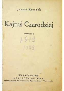 Kajtuś Czarodziej 1935 r.